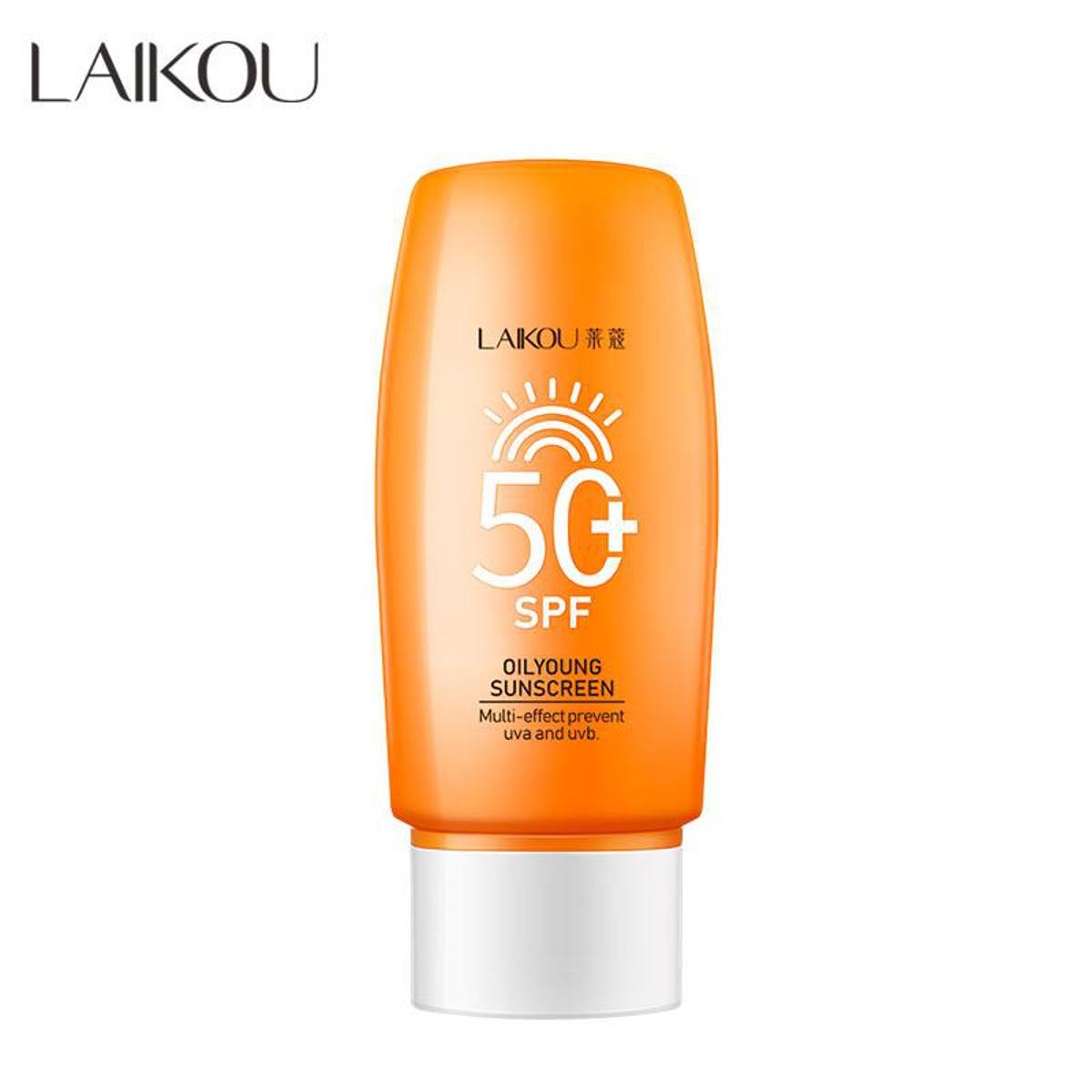 Picture of LAIKOU FACE SUNSCREEN LOTION UV PROTECTOR MOISTURIZING BODY WATER-RESISTANT HYDRATING SUNBLOCK CREAM SPF50+ PA+ 50G