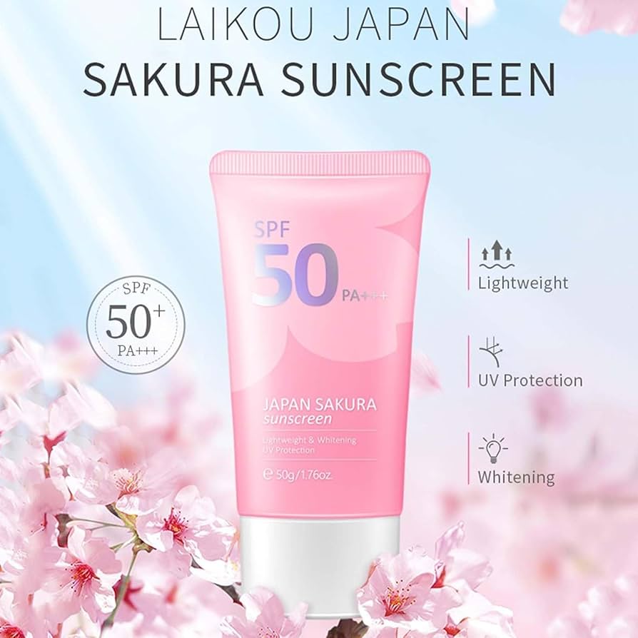 Picture of Laikou Japan Sakura Face Sunscreen SPF50gm