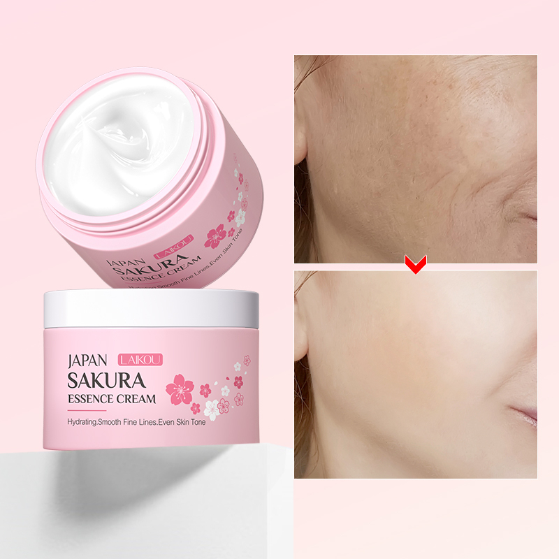 Picture of LAIKOU Japan Sakura Essence Cream Whitening Anti-aging Skin Rejuvenating Moisturizer- 60gm