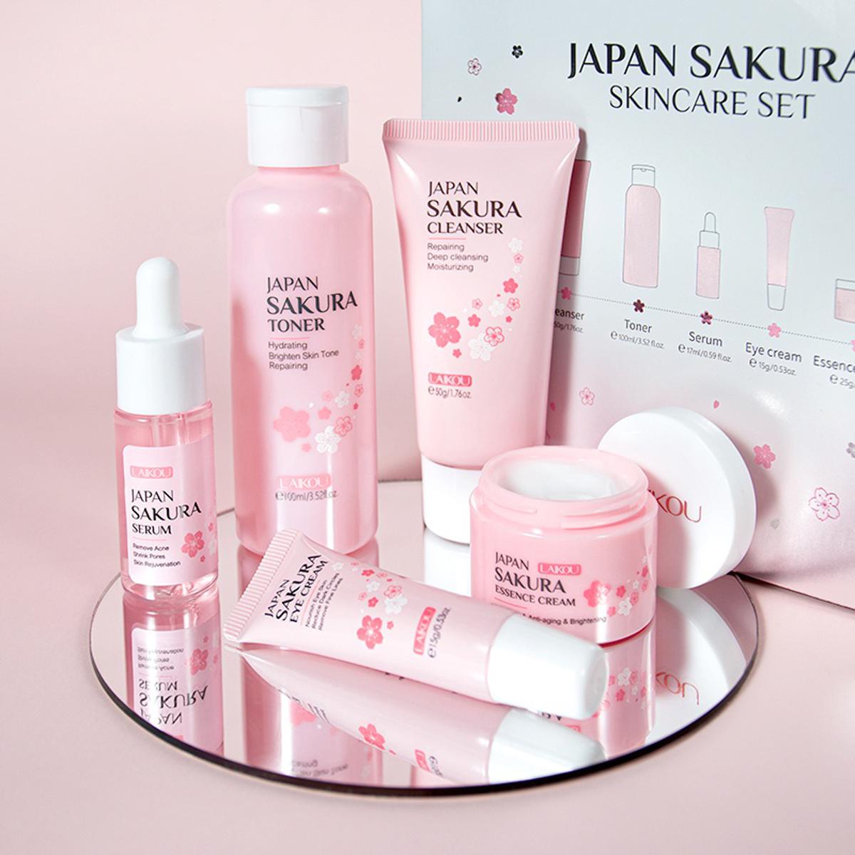 Picture of Laikou Japan Sakura Skincare 5Pcs Set