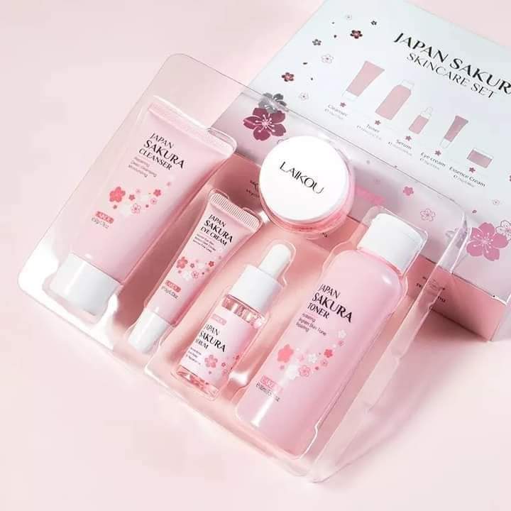 Picture of Laikou Japan Sakura Skincare 5Pcs Set