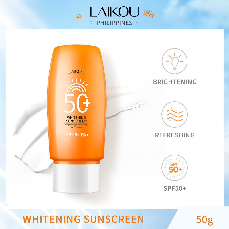 Picture of LAIKOU Sakura Sun Cream 50+++: Vitamin C Sunblock for Waterproof Sun Protection-(Combo set 4pcs)