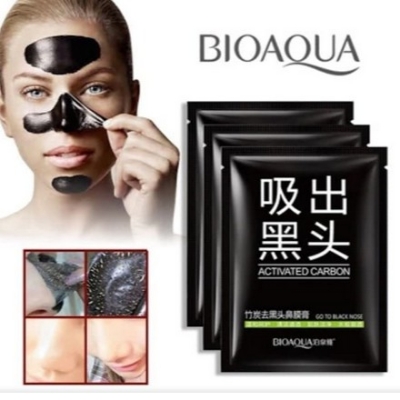 Picture of BIOAQUA BLACKHEAD MASKER ACTIVATED CARBON REMOVE-5pcs