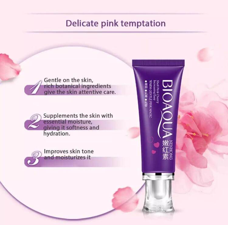 Picture of BIOAQUA Pink Cherry Lip Bleaching Whitening Pinkish Cream - (30 ml)
