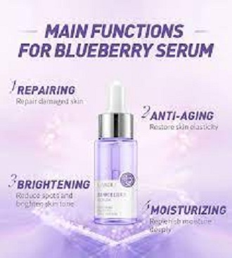 Picture of LAIKOU Blueberry Anti Wrinkles Facial Serum Brighten Skin Tone Hydrating Repair Damaged Skin Whitening Remove Spots Skin Care-17ml