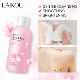 Picture of Laikou Sakura Exfoliating Shower Gel Moisturizing Whitening Cleaning Elegant Fragrance Oil Control Bodycare Shower Gel Skin Care-100ml