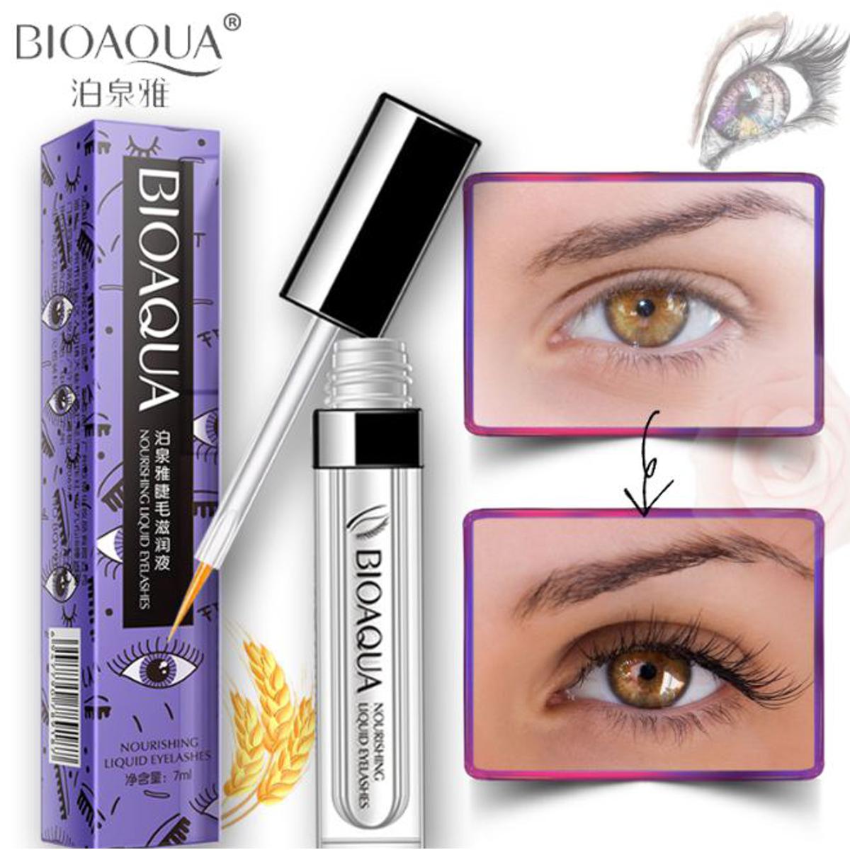 Picture of BIOAQUA Fast Eyelash Growth Serum Products Eyelashes Eyebrows Enhancer Fuller Thicker Lashes Treatment Lengthening Lash Lift Eye Care-7ml