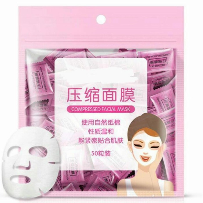 Picture of Bioaqua Deep Moisturizer Easy Use Compressed Facial Mask for Face -25 pcs