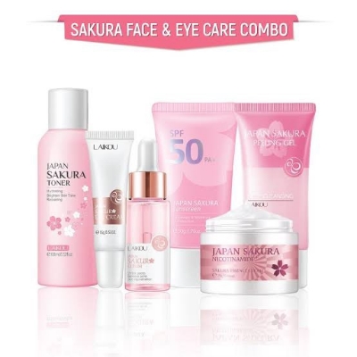 Picture of Laikou Sakura Face & Eye Care Brightening Set Combo-6pcs set