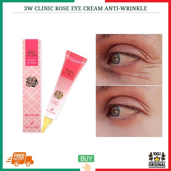 Picture of 3W clinic rose eye cream brightening and emollient cream-40ml