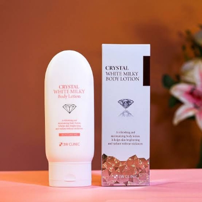 Picture of KOREAN COSMETICS 3W CLINIC Crystal White Milky Body Lotion -150gm