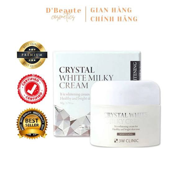 Picture of 3W Clinic Crystal White Milky Cream 60 Ml - Night Cream