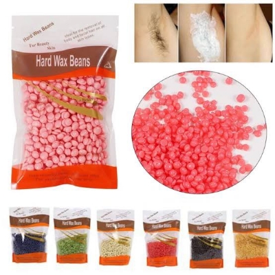 Picture of Wax Bean Dregs Without Clean Depilating Bikini Hard Wax Strips for Hair Removal Hard Wax Beans-100GM(Face &Body)