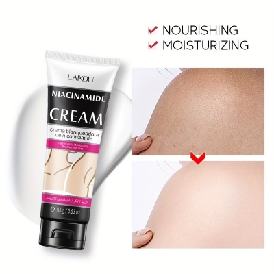 Picture of LAIKOU NIACINAMIDE WHITENING BODY CREAM UNDERARM KNEE REDUCE PIGMENTATION 100G