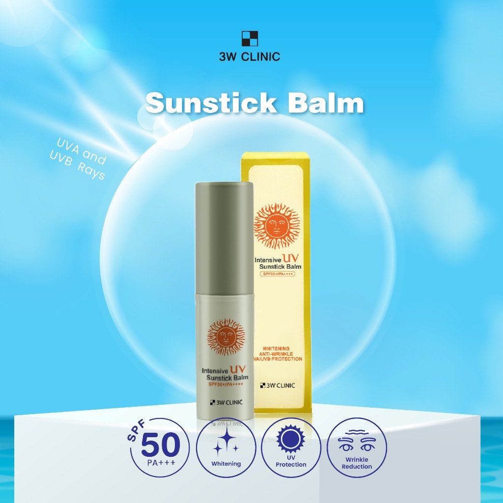 Picture of 3W CLINIC Intensive UV Sunstick Balm -10g SPF 50+/PA++++