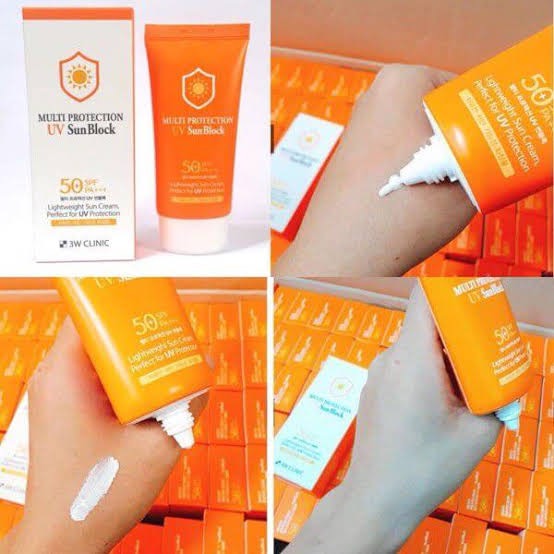 Picture of 3W CLINIC Multi Protection UV Sun Block SPF50+/PA+++ 70ml