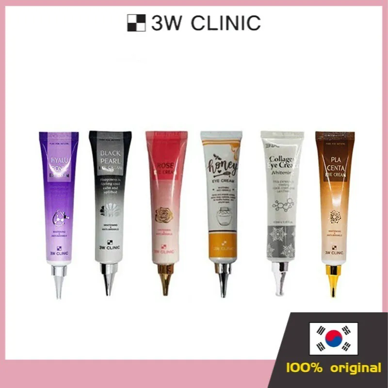 Picture of 3W CLINIC Eye Cream Placenta/Hyaluronic/Snail/Black Pearl/Horse Oil/ Honey/ Rose-40gm