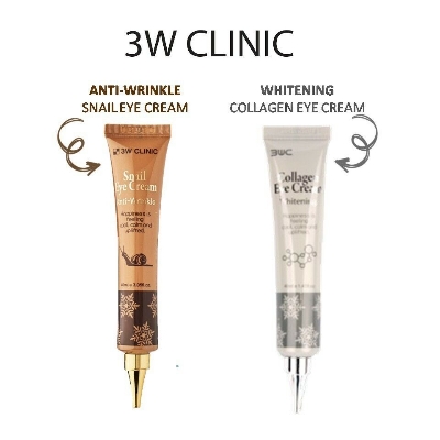 Picture of 3W CLINIC Eye Cream Placenta/Hyaluronic/Snail/Black Pearl/Horse Oil/ Honey/ Rose-40gm