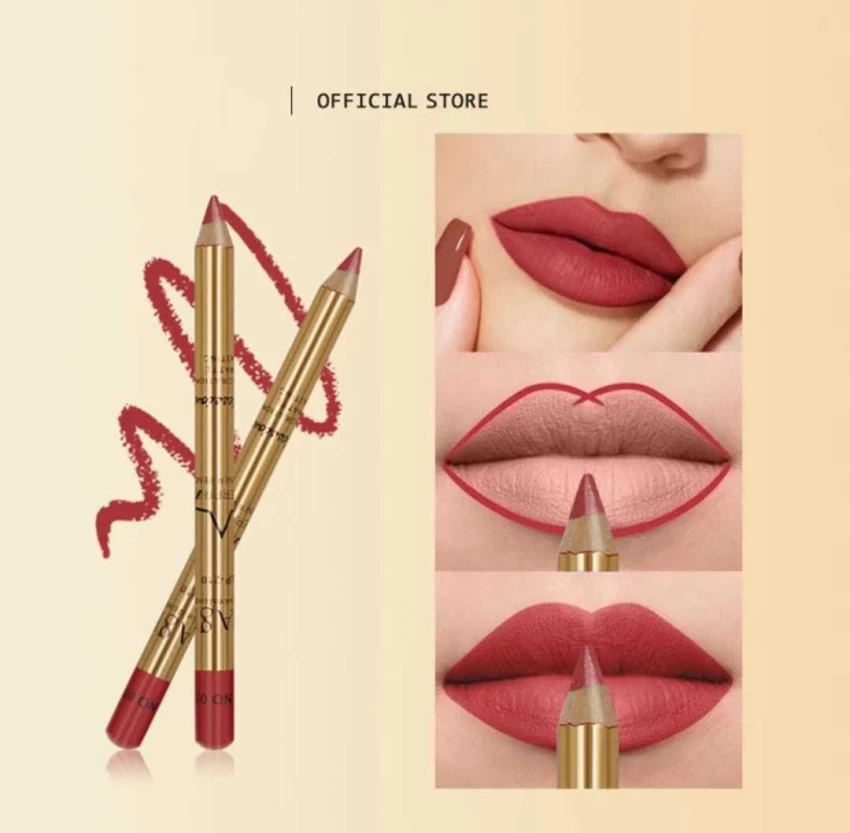 Picture of IMAGIC 8-Color LipLiner Pencil Long Lasting Waterproof Professional Soft Smooth Colorful Matte Lipstick