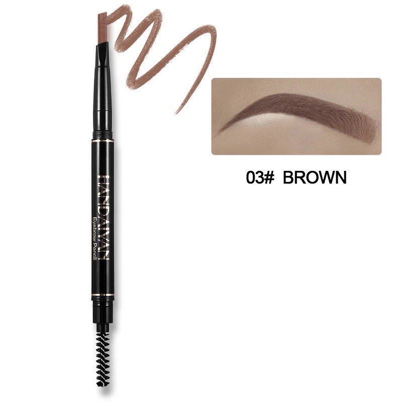Picture of HANDAIYAN Microblading Tattoo Eyebrow Pen Pencil Brush Waterproof Long-lasting-#03-BROWN