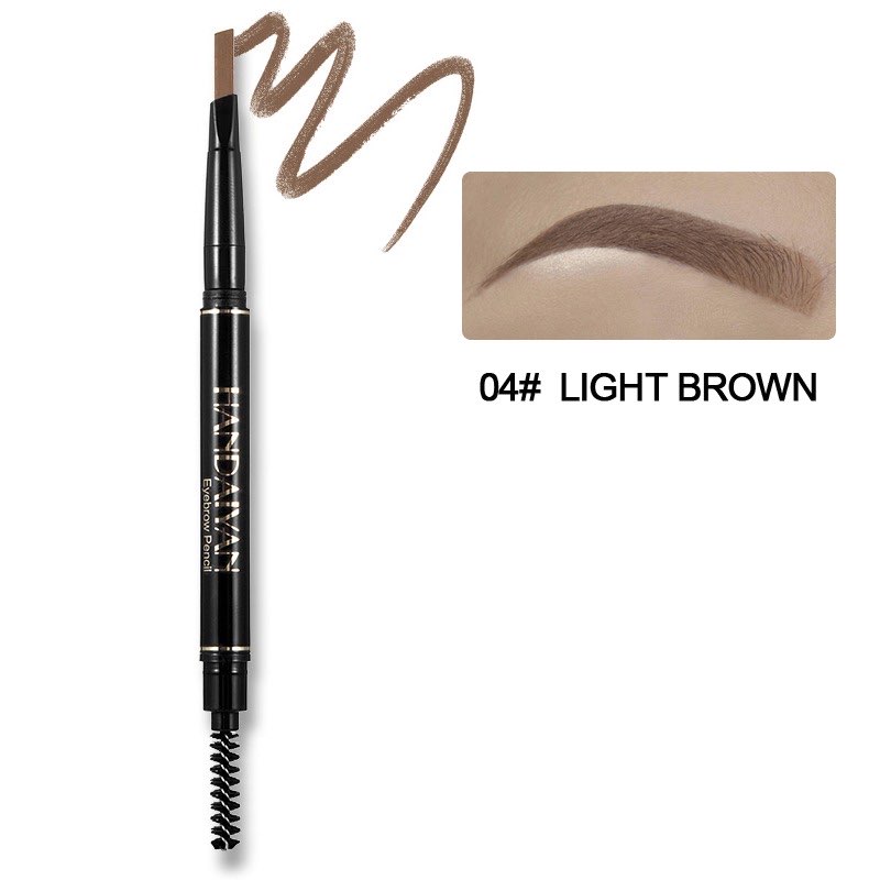 Picture of HANDAIYAN Microblading Tattoo Eyebrow Pen Pencil Brush Waterproof Long-lasting-#04-Light -Brown
