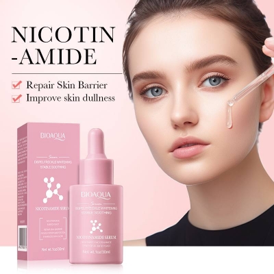 Picture of BIOAQUA Niacinamide Whitening Face Serum Dark Spot Remover Moisturizing Anti-Aging Anti-Wrinkle Brighten Facial Skin Care Products – 30ml