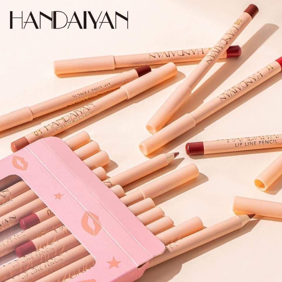 Picture of HANDAIYAN Matte Lipstick Lip Line Pencil Set-12 Pcs