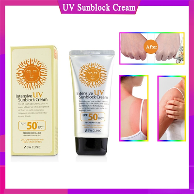 Picture of 3W Clinic Sunscreen Intensive UV Sunblock Cream SPF50 + PA +++ Refreshing sunscreen anti UV 70ML