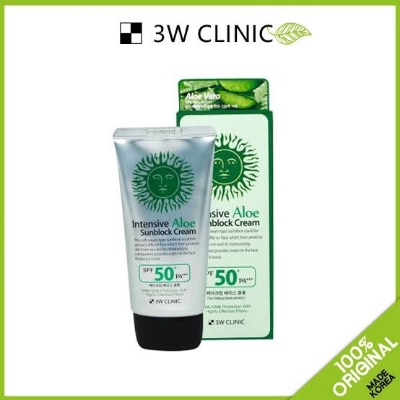 Picture of 3W Clinic Intensive Aloe Sunblock Cream-70ml