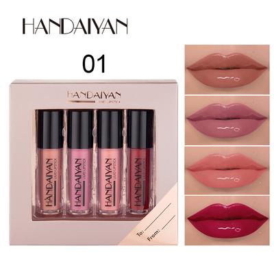 Picture of Handaiyan Long lasting Waterproof Lipstick Set Lip Makeup Gift Kit- 4Pcs