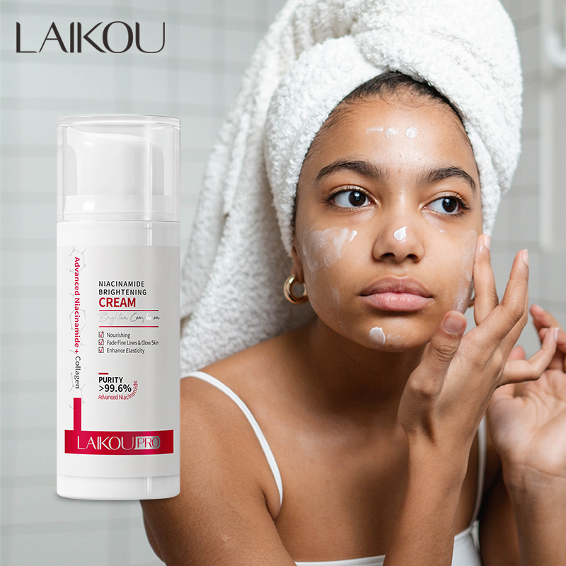 Picture of LAIKOU Pro Niacinamide Brightening Cream Whitening Anti Aging Remove Wrinkles Nourishing Moisturizing Facial Cream Face Care- 30gm