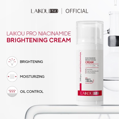 Picture of LAIKOU Pro Niacinamide Brightening Cream Whitening Anti Aging Remove Wrinkles Nourishing Moisturizing Facial Cream Face Care- 30gm