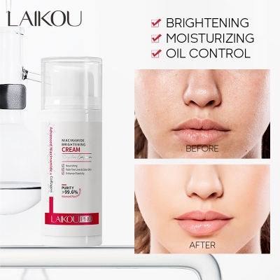 Picture of LAIKOU Pro Niacinamide Brightening Cream Whitening Anti Aging Remove Wrinkles Nourishing Moisturizing Facial Cream Face Care- 30gm