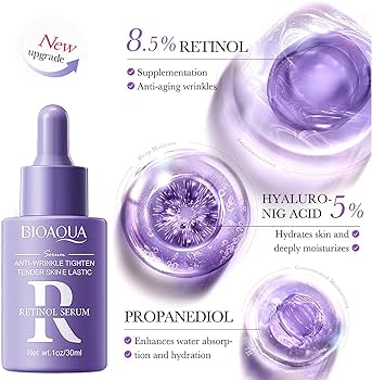 Picture of BIOAQUA RETINOL SERUM ANTI-WRINKLE TIGHTEN TENDER SKIN ELASTIC ESSENCE 30ML