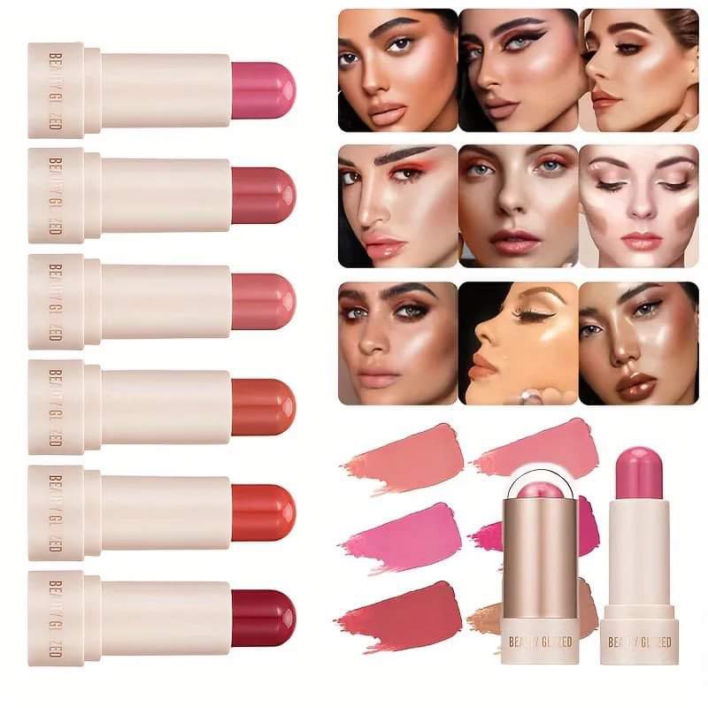 Picture of Beauty Glazed Cream Blush Stick-#105 Coral Orange (Blush)