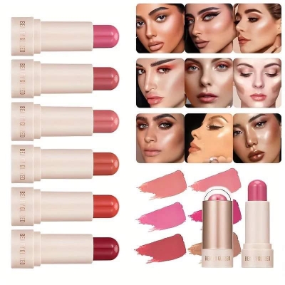 Picture of Beauty Glazed Cream Blush Stick-#105 Coral Orange (Blush)