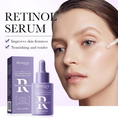 Picture of BIOAQUA Facial Retinol Serum 30ml Anti-Wrinkle Tender Skin 8.5% Retinol 5% Hyaluronic Acid Moisturizing Essence- 30ml