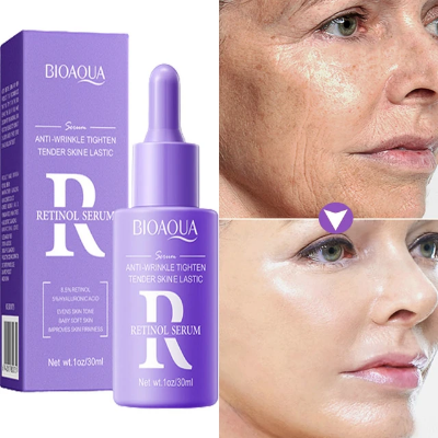 Picture of BIOAQUA Facial Retinol Serum 30ml Anti-Wrinkle Tender Skin 8.5% Retinol 5% Hyaluronic Acid Moisturizing Essence- 30ml