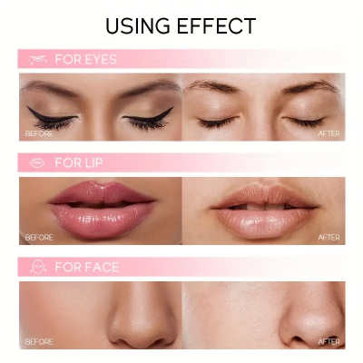 Picture of LAIKOU Cherry Blossom Makeup Remover Water 3.38oz Cleansing Pore Face Makeup Remover-100ml