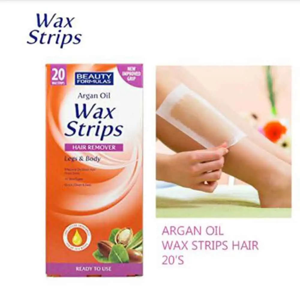 Picture of BEAUTY FORMULAS Argan Oil Wax Strips-20 Strips