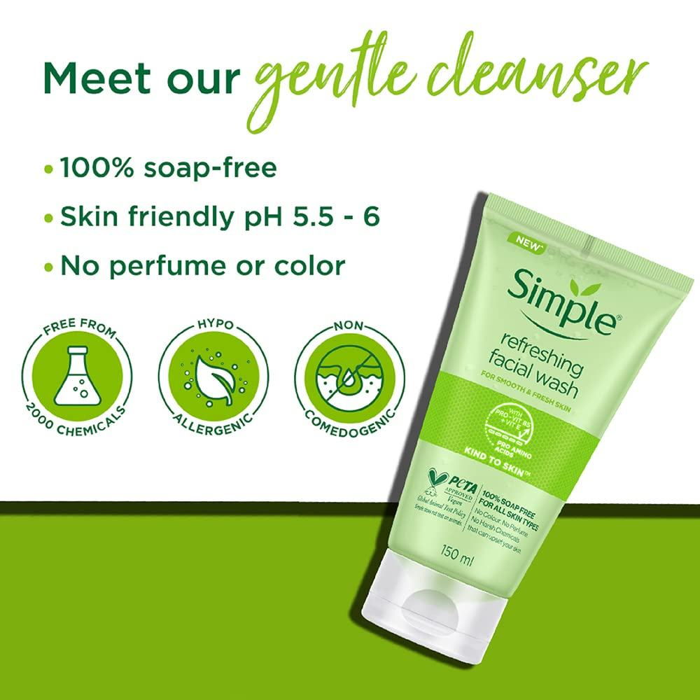 Picture of Simple Sensitive Skin Refreshing Face Wash 1-50ml