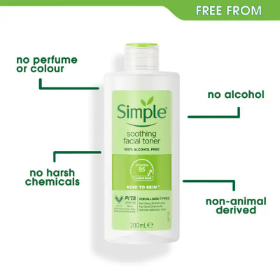 Picture of Simple Kind to Skin Soothing Facial Toner -200 ml