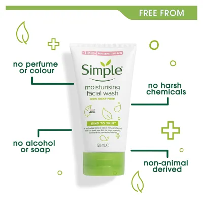 Picture of Simple Kind to Skin Moisturising Face Wash - 150 ml