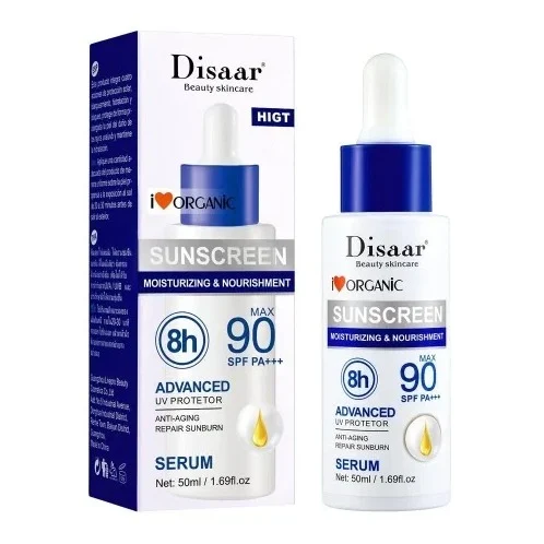 Picture of Disaar SPF90+ Sun Screen Organic Serum Face Anti Oxidant Anti Aging Oil Free Sun Lotion Anti Uv Sunblock Sunscreen