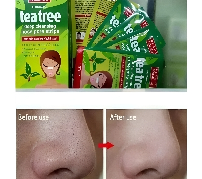 Picture of Beauty Formulas Tea Tree Deep Cleansing Nose Strips - 6ps
