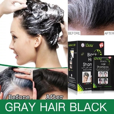 Picture of Dexe Black Hair Shampoo (Natural Black)-10pcs