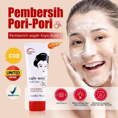Picture of Kojic Acid Face Cleanser Deep Cleansing Anti Acne Oil Control Kojic Acid Facial Wash 100g