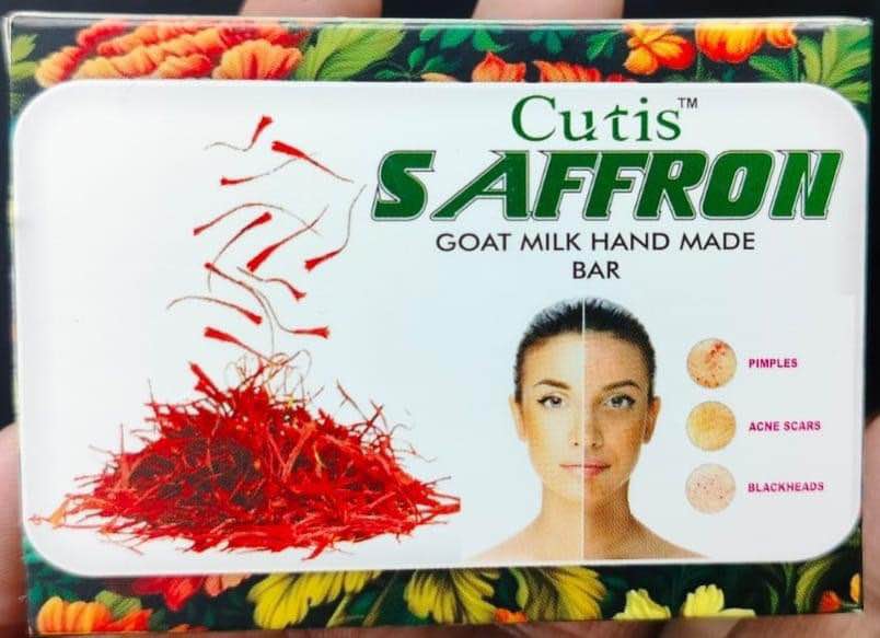Picture of Cutis Saffron Goat Milk Hand Made Bar -90gm