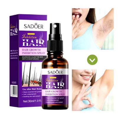Picture of Sadoer Natural Inhibitor Hair Serum Remove Armpit Knee Leg Hair -30ml