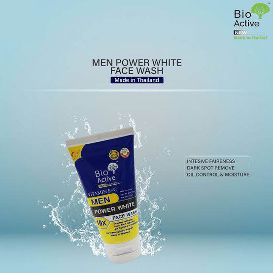 Picture of Bio Active Men Power White Face Wash-100gm ( Thailand)